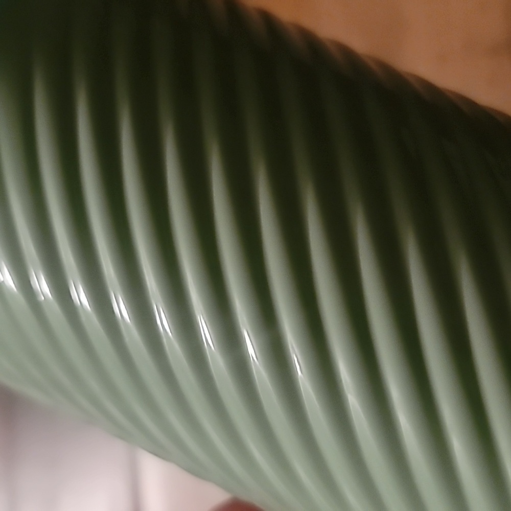 Starbucks Swirled Metal Light Green Tumbler Cup Venti - Picture 7 of 9